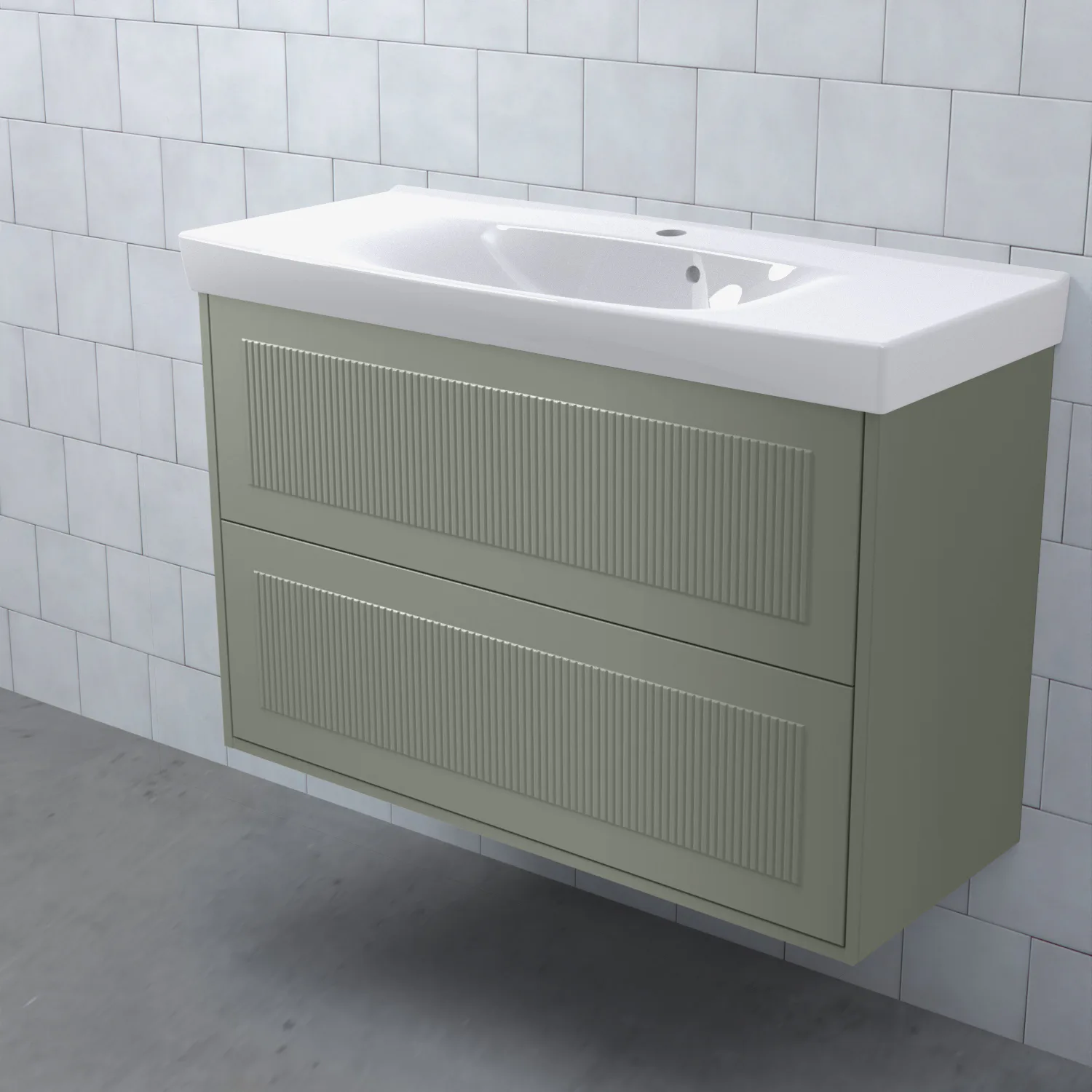 Tvättställsskåp Björbo Badrum Mejda Kompakt Hög