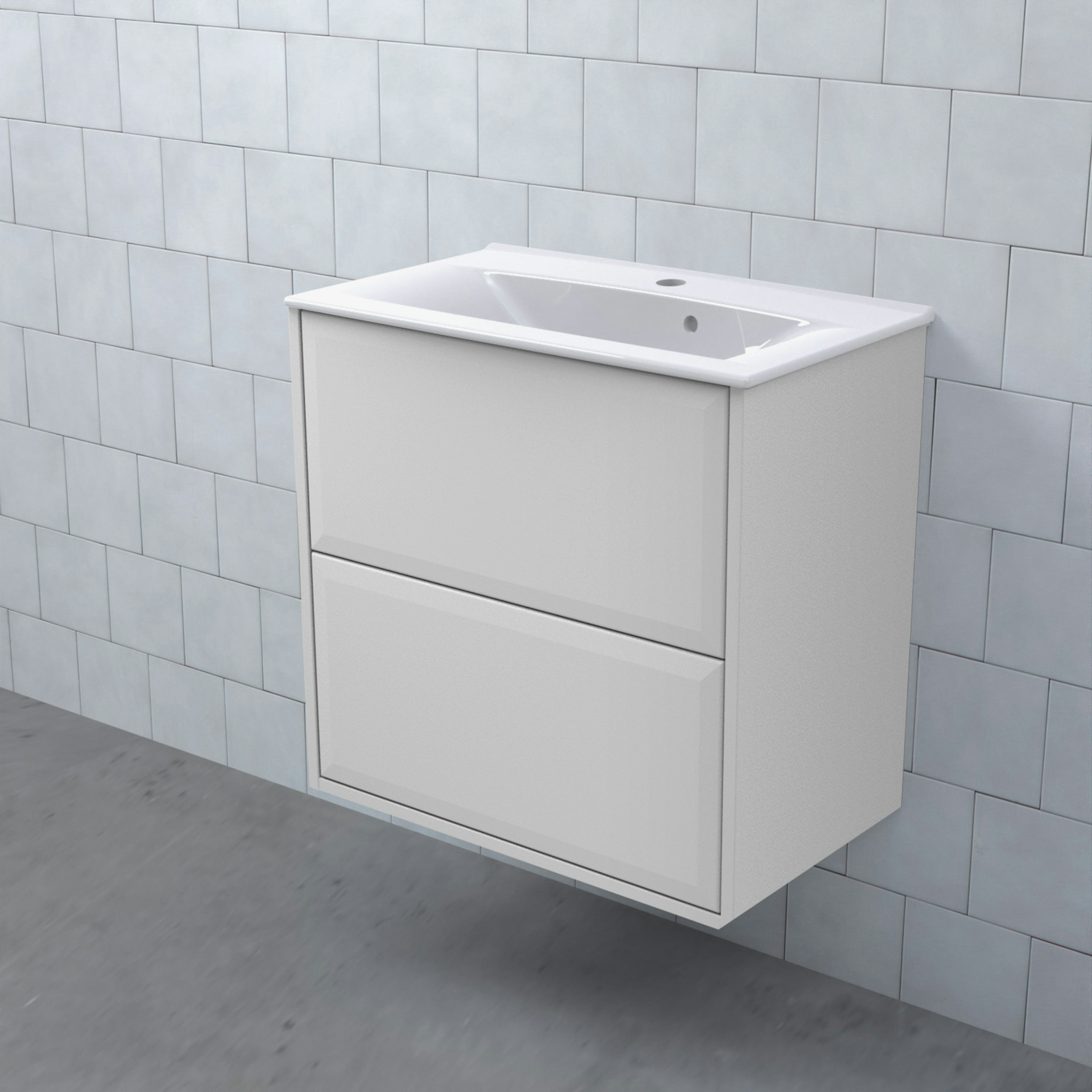 Tvättställsskåp Björbo Badrum Mejda Kompakt Hög