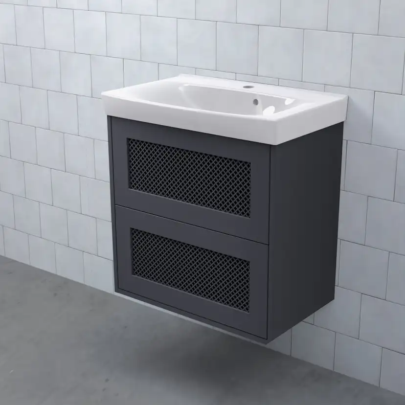 Tvättställsskåp Björbo Badrum Mejda Kompakt Hög