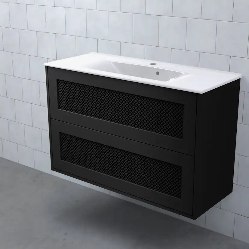 Tvättställsskåp Björbo Badrum Mejda Kompakt Hög