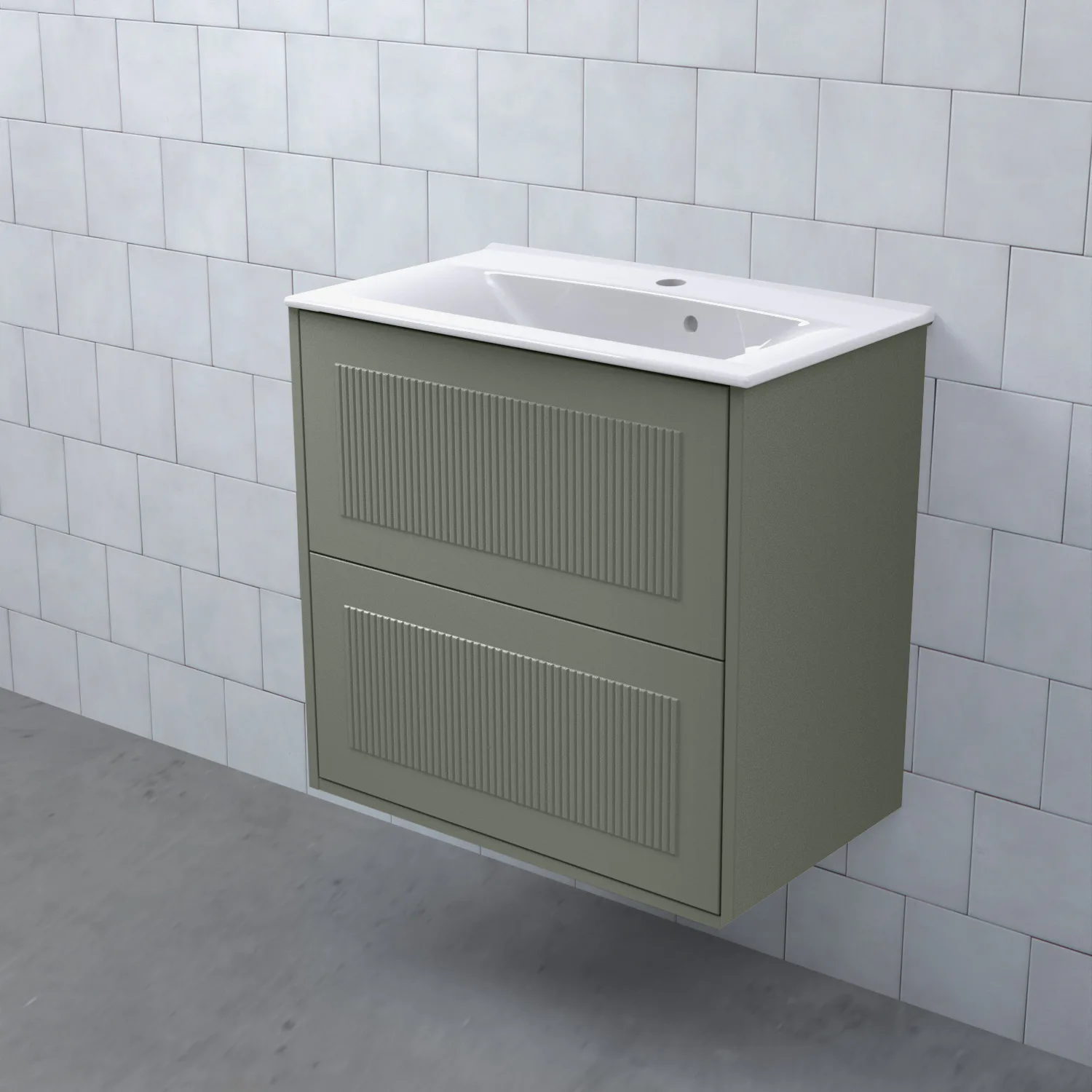 Tvättställsskåp Björbo Badrum Mejda Kompakt Hög