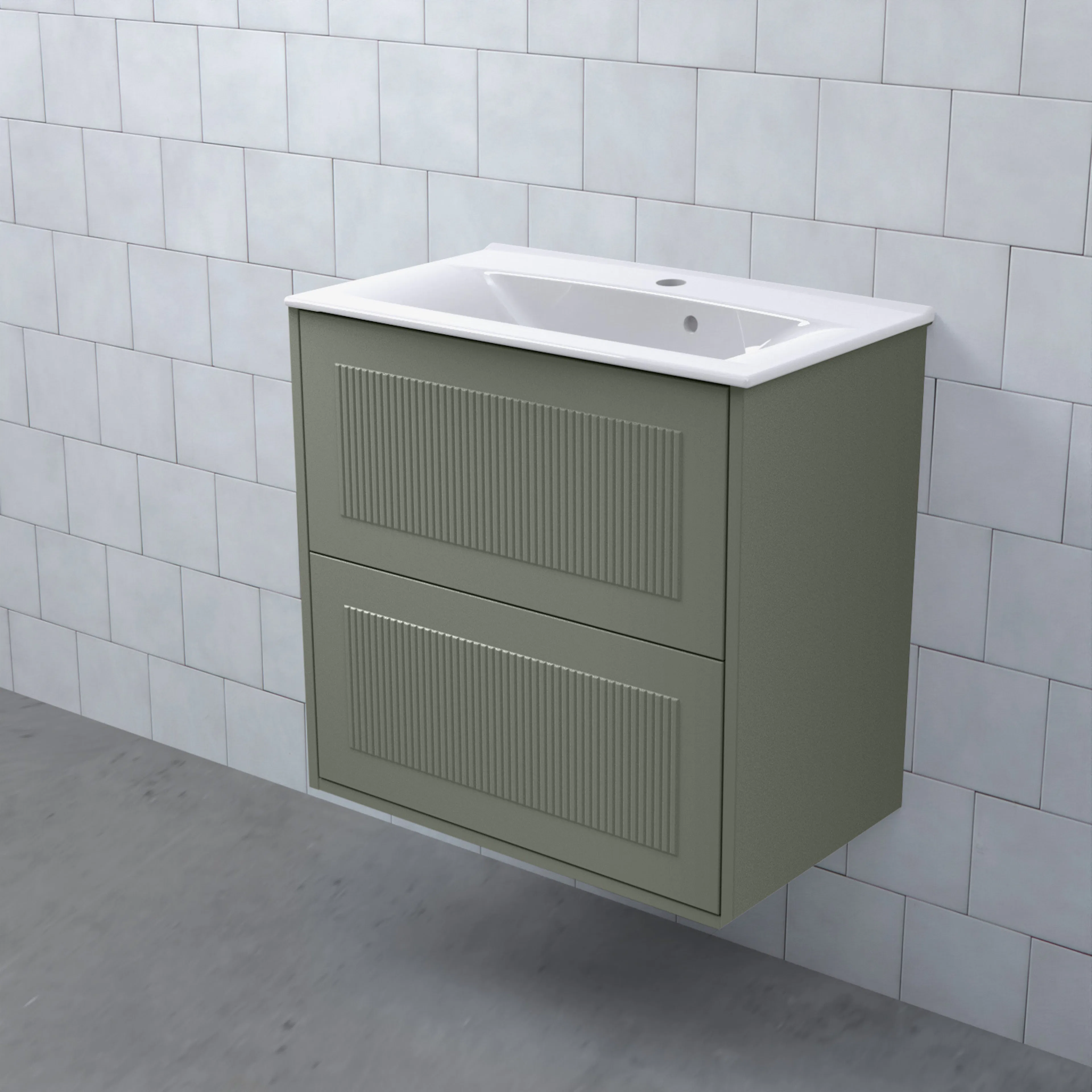 Tvättställsskåp Björbo Badrum Mejda Kompakt Hög