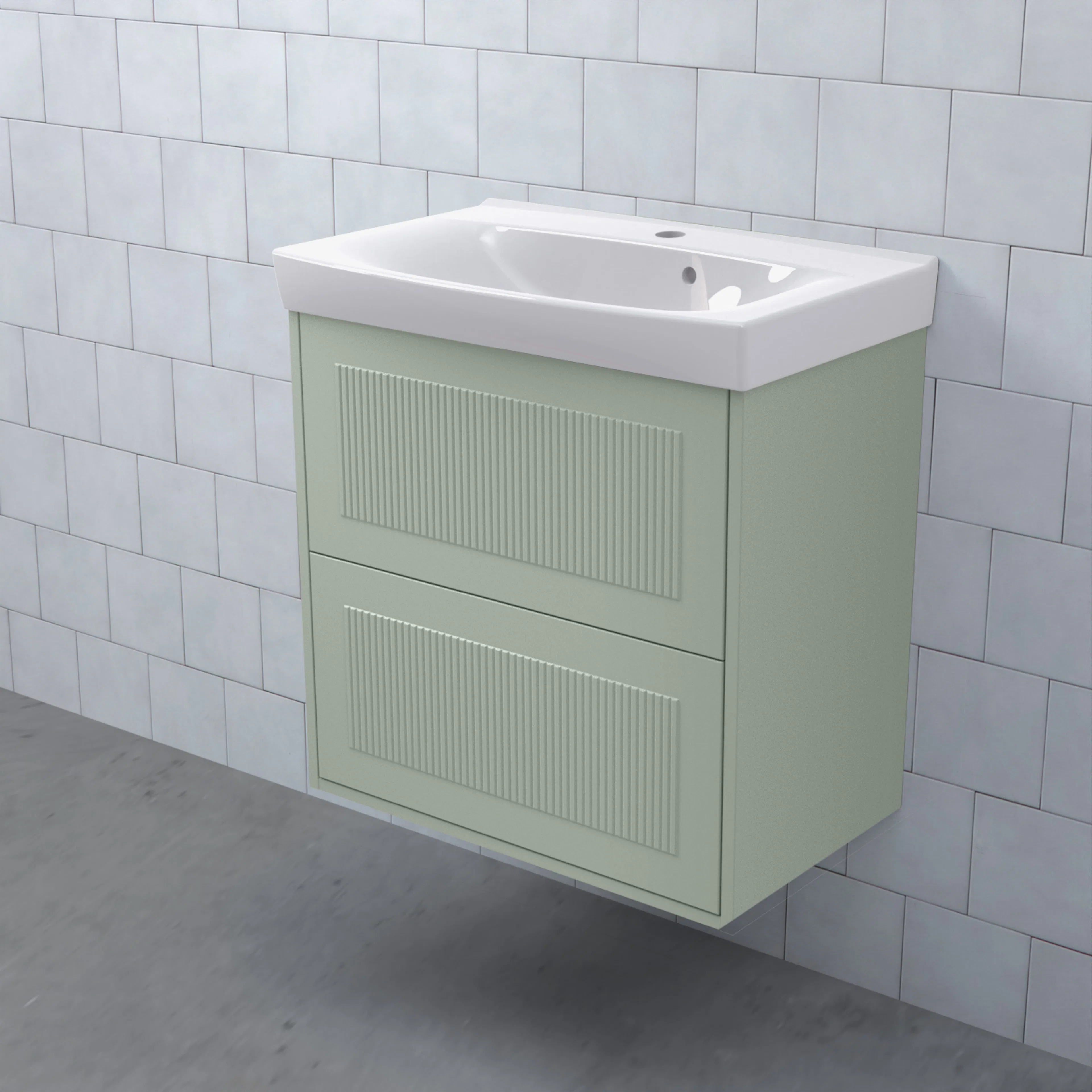 Tvättställsskåp Björbo Badrum Mejda Kompakt Hög