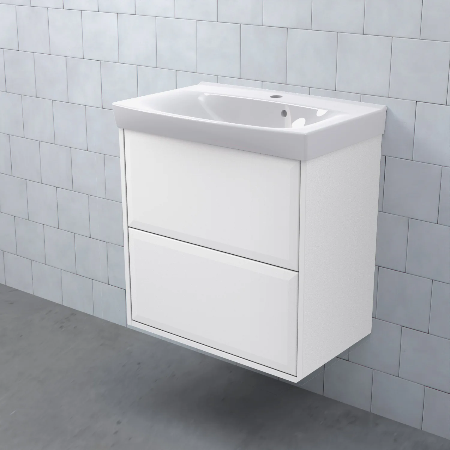 Tvättställsskåp Björbo Badrum Mejda Kompakt Hög