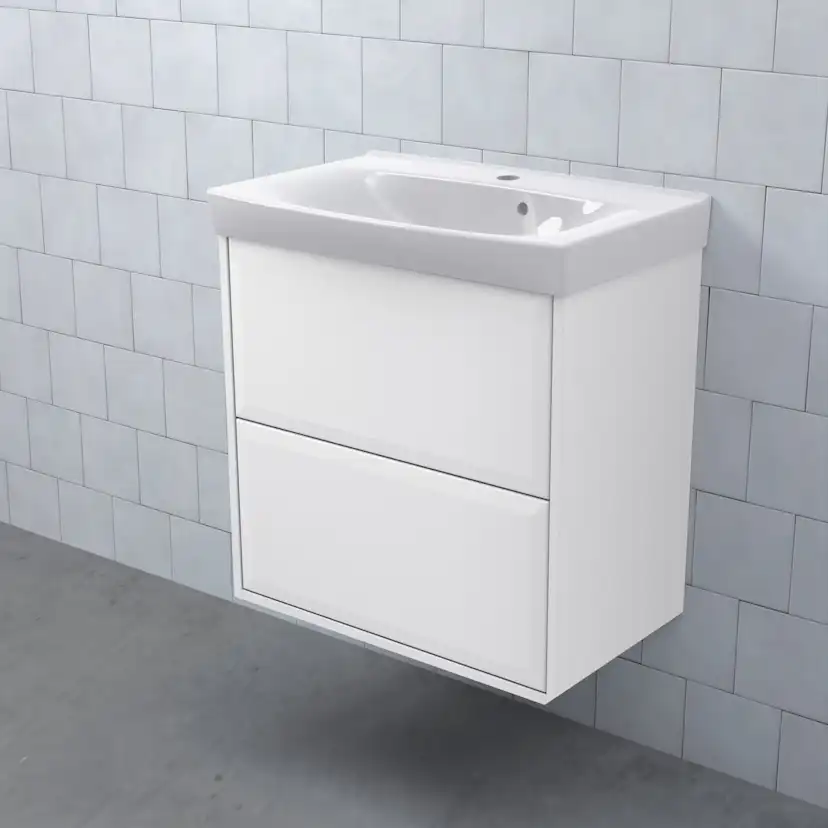 Tvättställsskåp Björbo Badrum Mejda Kompakt Hög