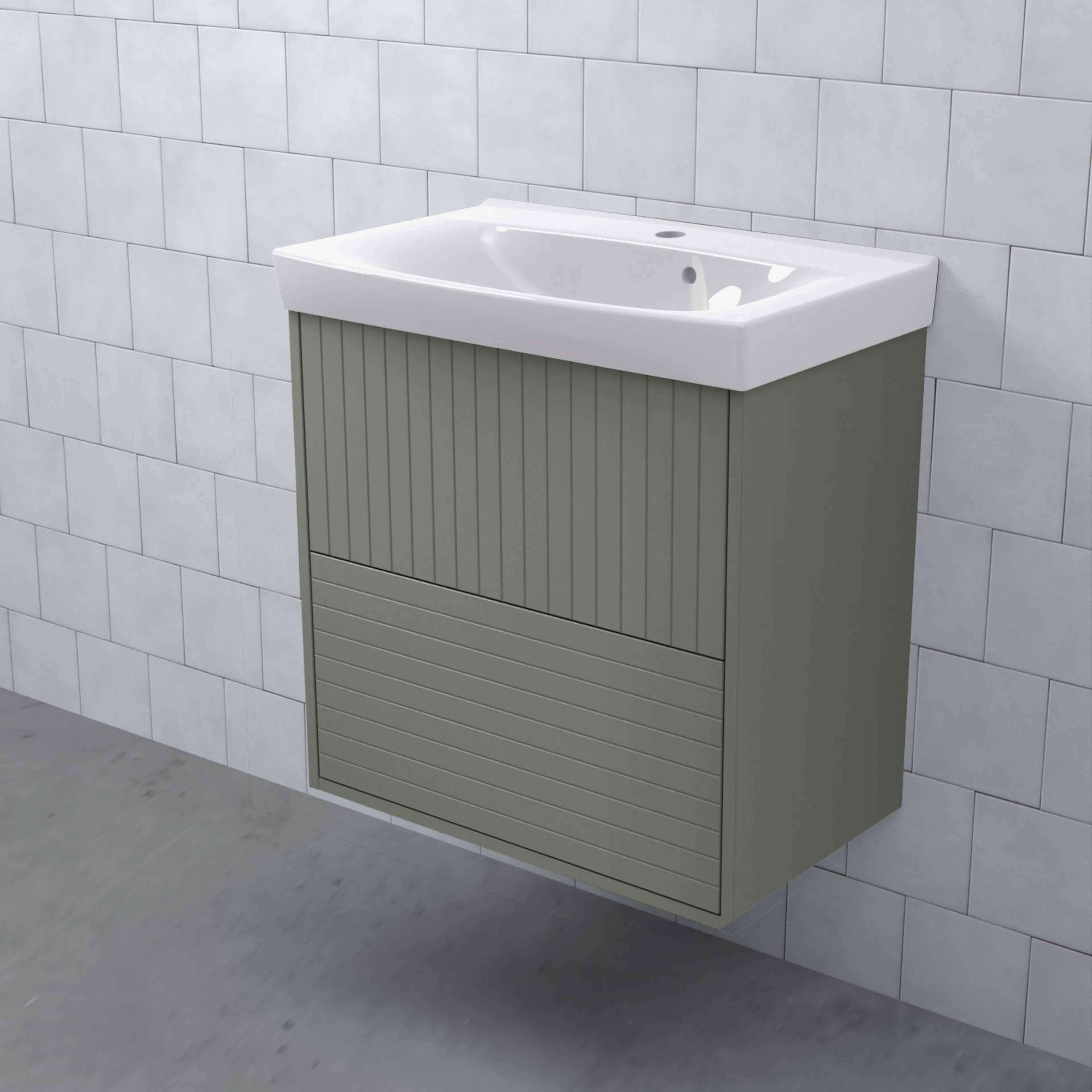 Tvättställsskåp Björbo Badrum Mejda Kompakt Hög