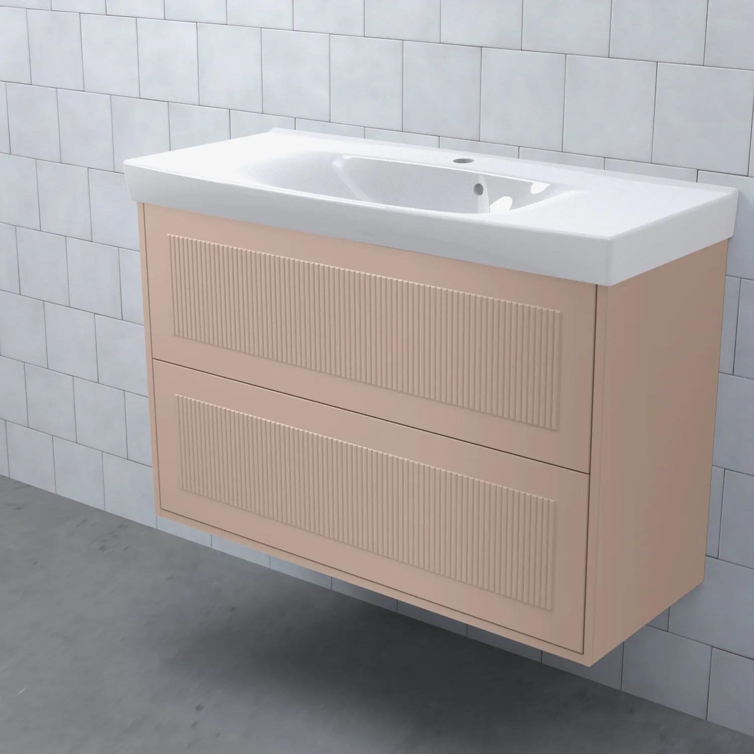 Tvättställsskåp Björbo Badrum Mejda Kompakt Hög