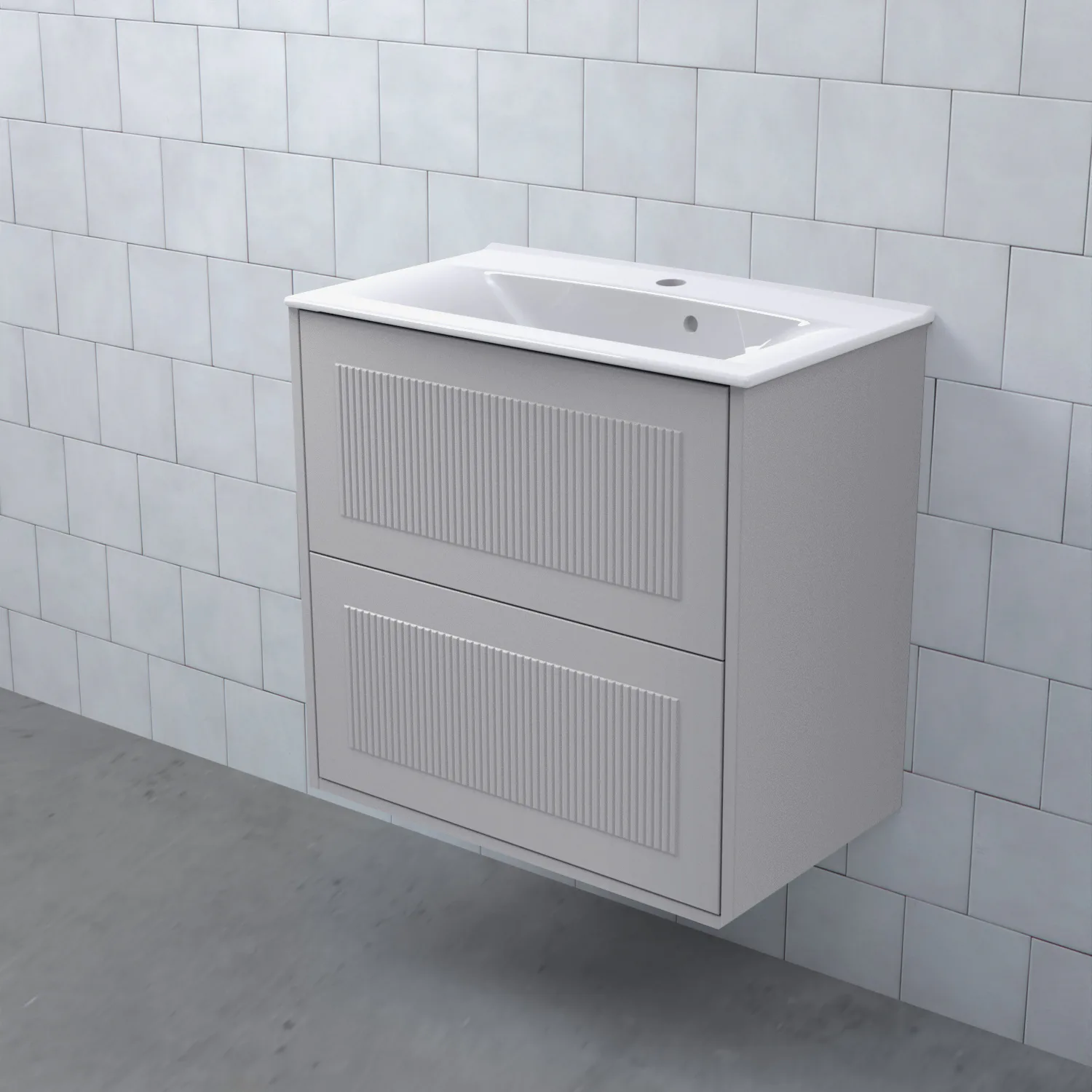 Tvättställsskåp Björbo Badrum Mejda Kompakt Hög