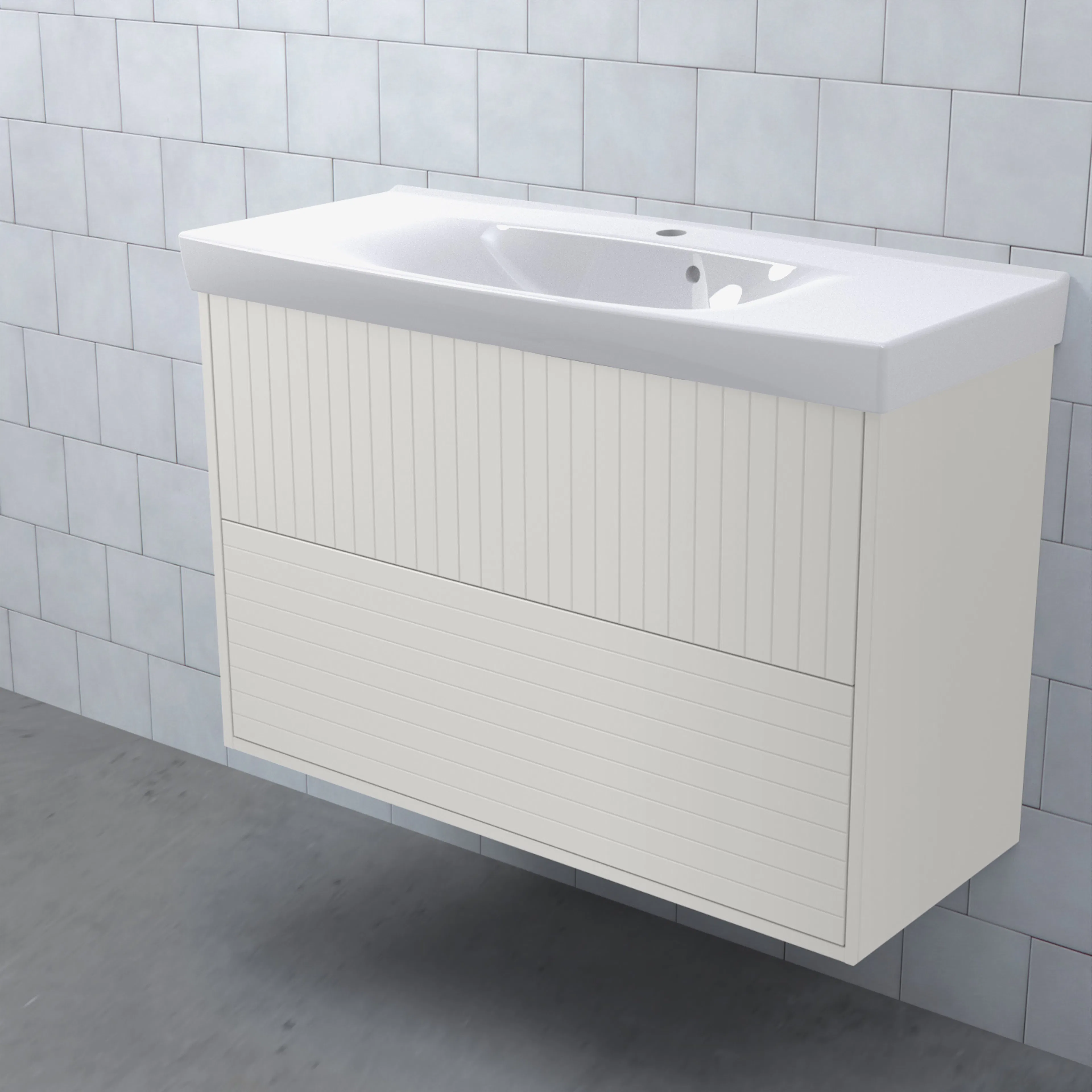 Tvättställsskåp Björbo Badrum Mejda Kompakt Hög