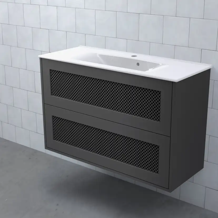 Tvättställsskåp Björbo Badrum Mejda Kompakt Hög