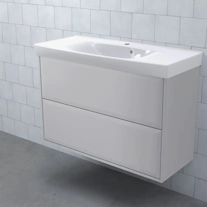 Tvättställsskåp Björbo Badrum Mejda Kompakt Hög