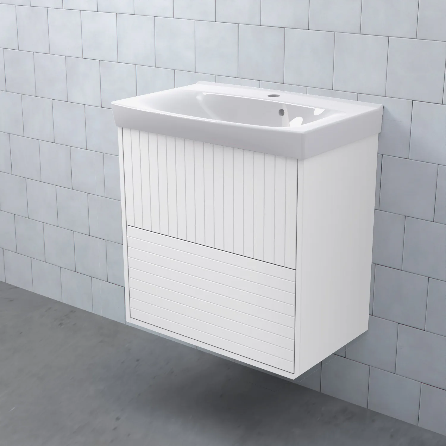 Tvättställsskåp Björbo Badrum Mejda Kompakt Hög