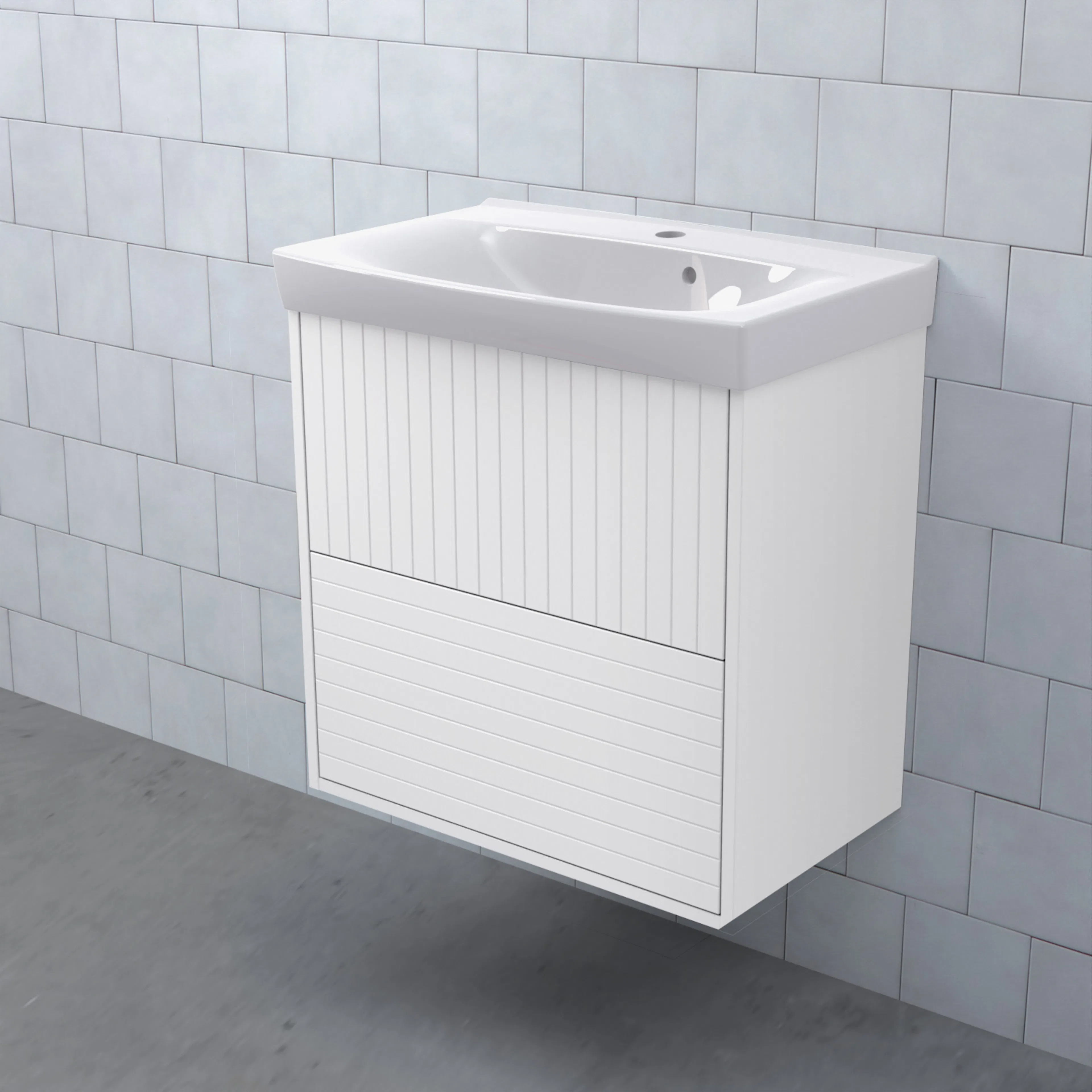 Tvättställsskåp Björbo Badrum Mejda Kompakt Hög