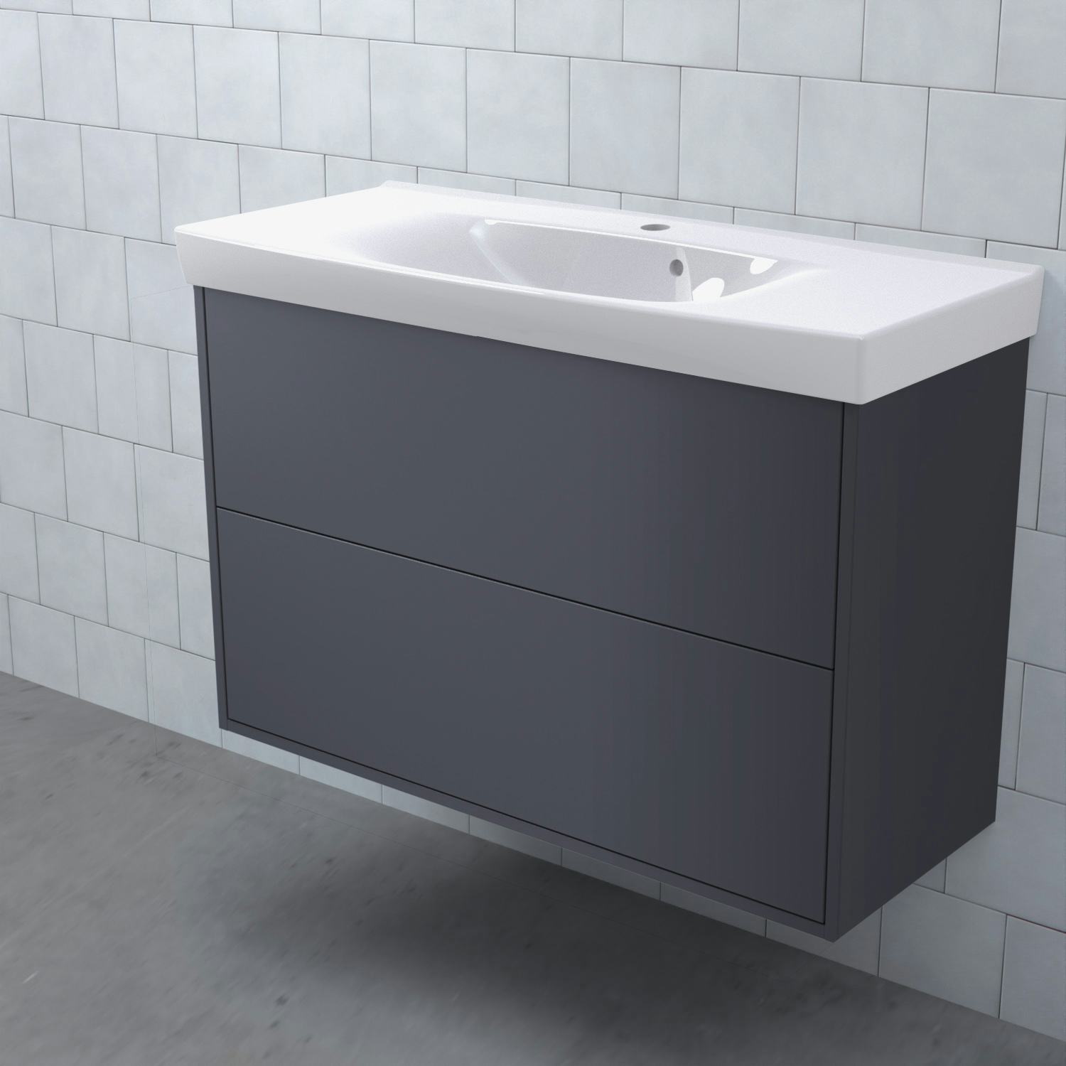 Tvättställsskåp Björbo Badrum Mejda Kompakt Hög