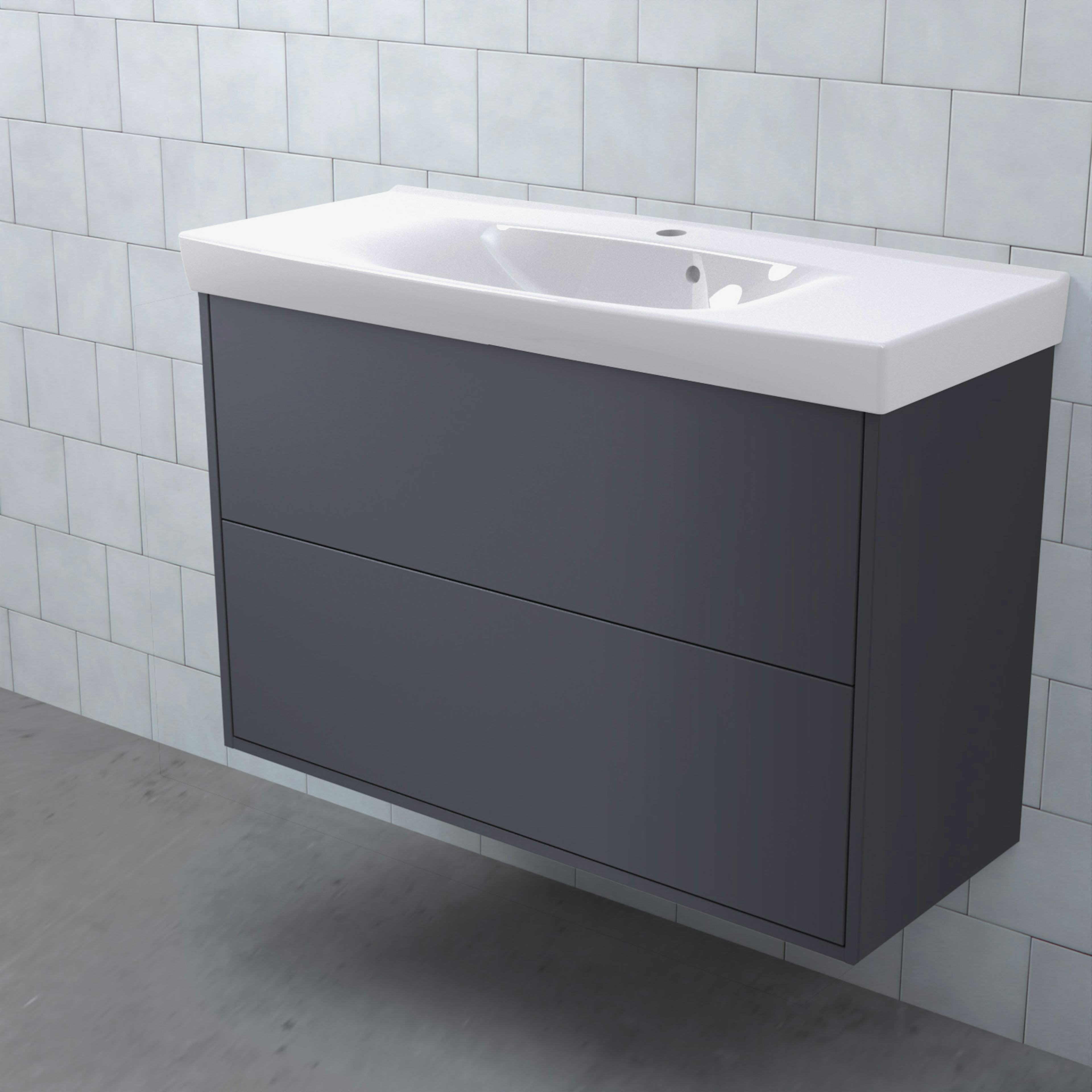 Tvättställsskåp Björbo Badrum Mejda Kompakt Hög