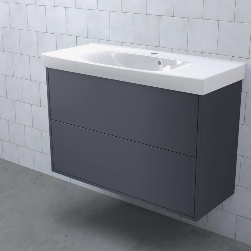 Tvättställsskåp Björbo Badrum Mejda Kompakt Hög