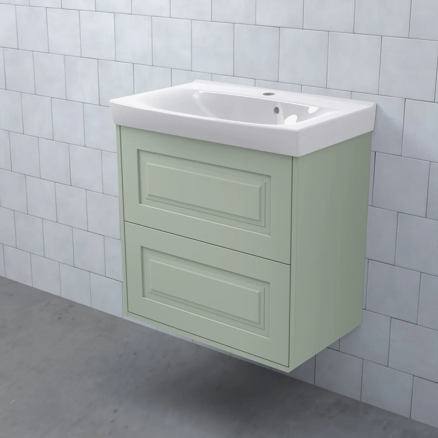 Tvättställsskåp Björbo Badrum Mejda Kompakt Hög