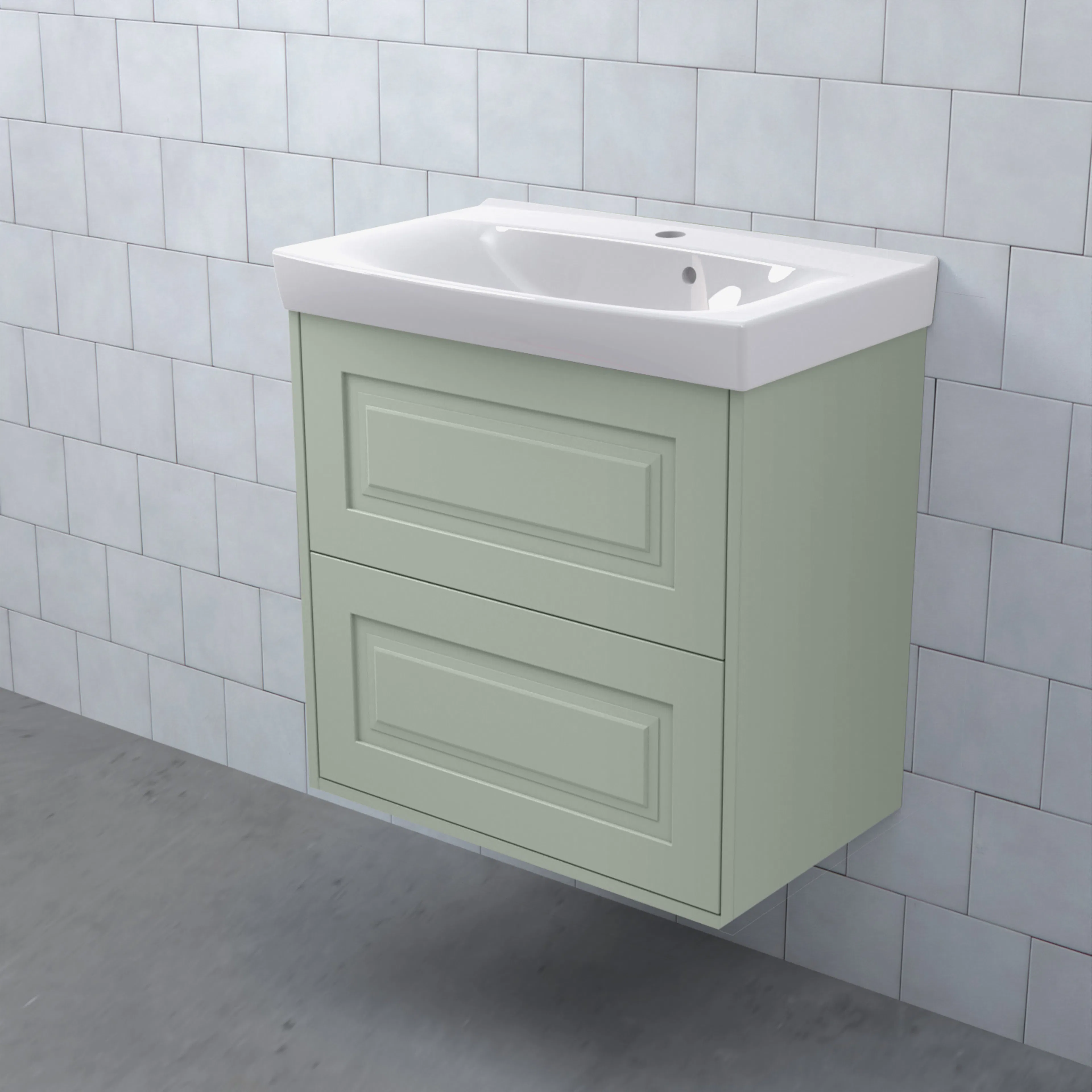 Tvättställsskåp Björbo Badrum Mejda Kompakt Hög