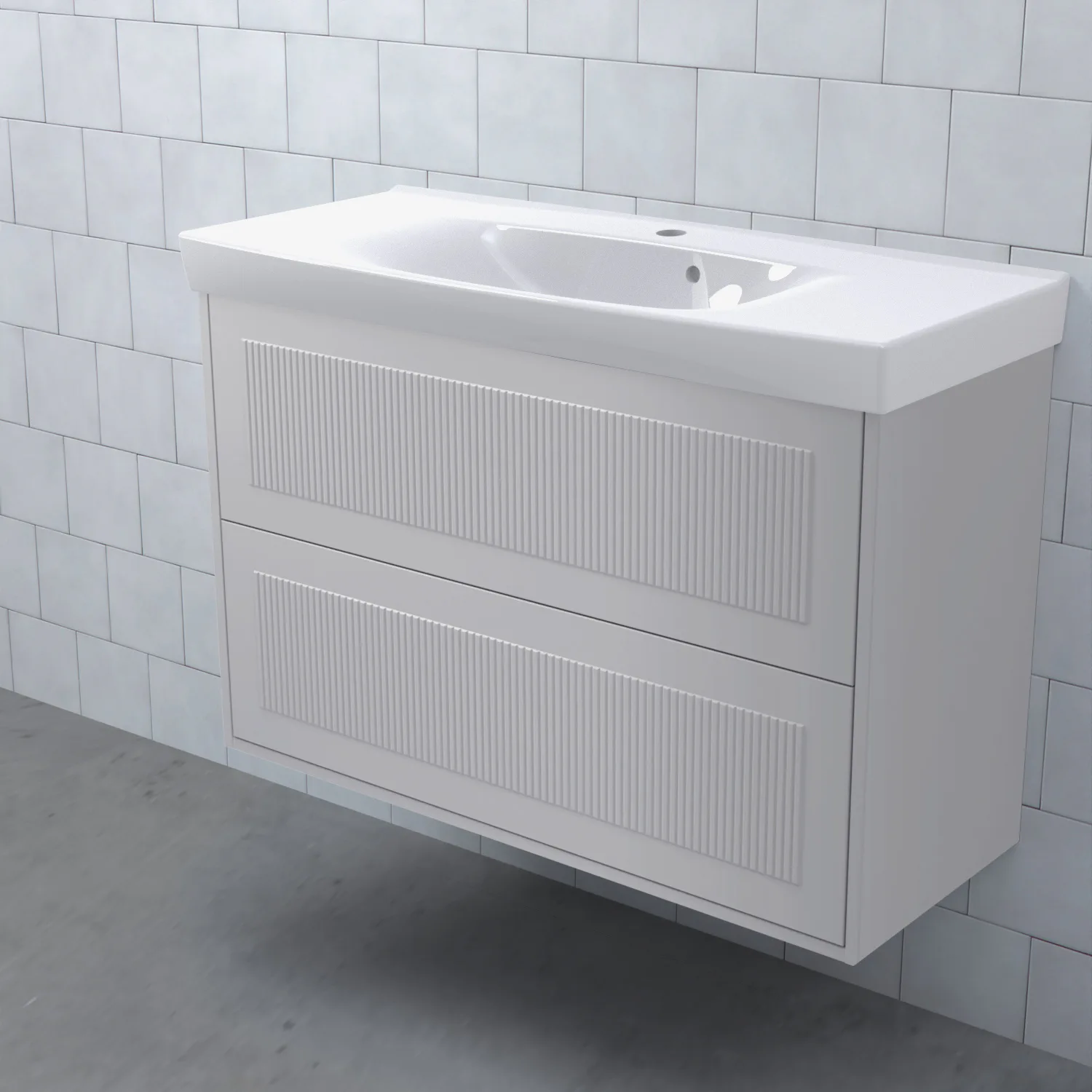 Tvättställsskåp Björbo Badrum Mejda Kompakt Hög