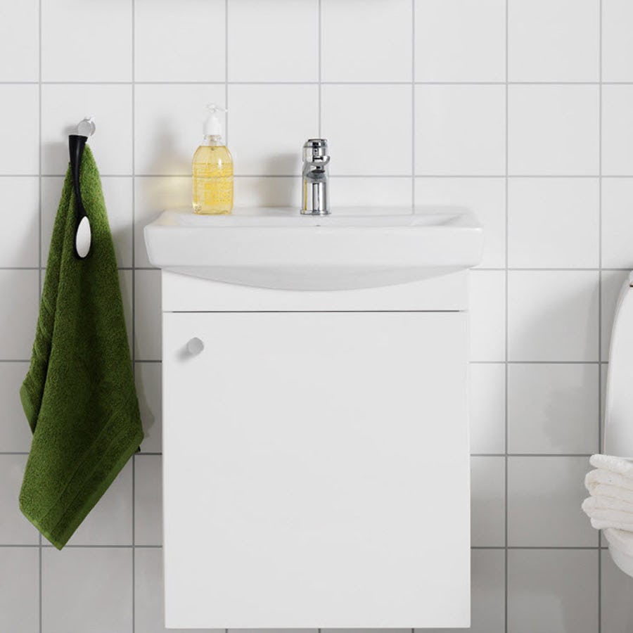 Tvättställsskåp Hafa Life Vit med Lucka 500