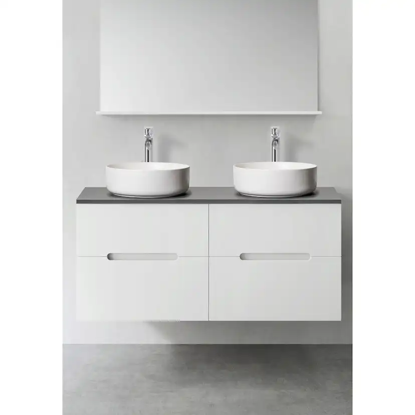 Tvättställsskåp Hafa Sun 1200 Dubbel utan Tvättställ