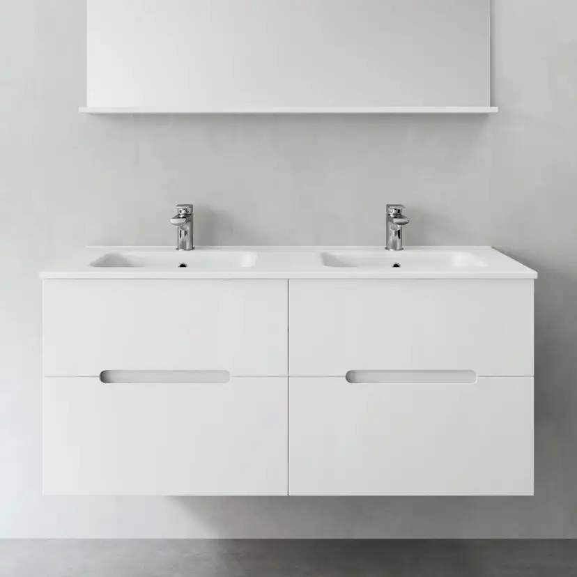 Tvättställsskåp Hafa Sun 1200 Dubbel utan Tvättställ