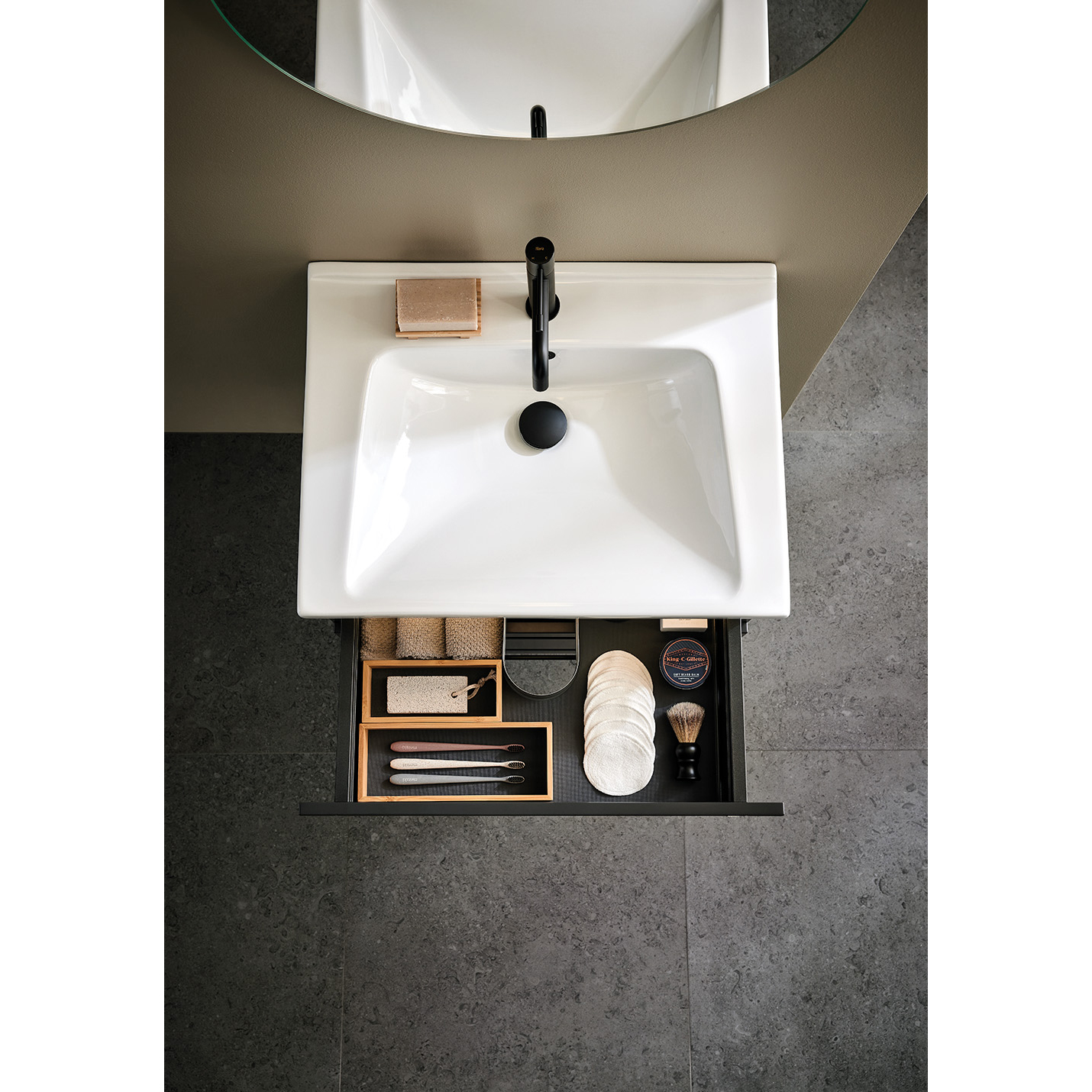 Tvättställsskåp Hafa Sun utan Tvättställ