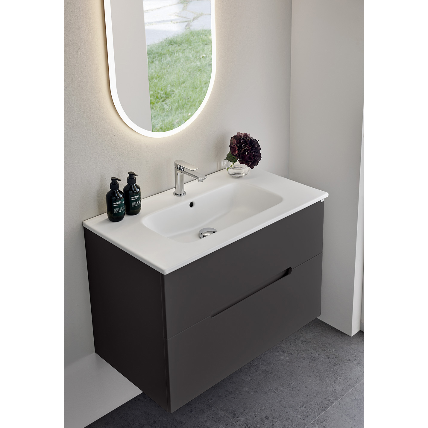 Tvättställsskåp Hafa Sun utan Tvättställ