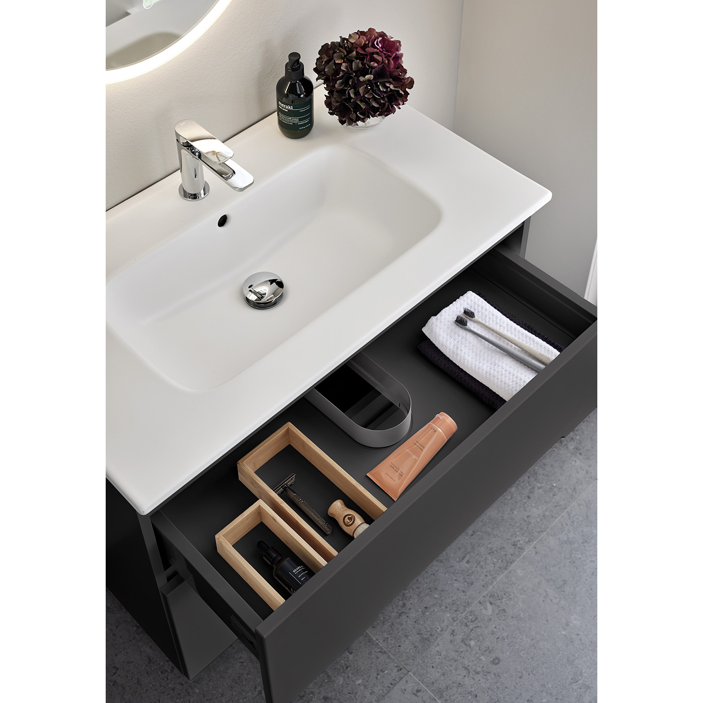 Tvättställsskåp Hafa Sun utan Tvättställ