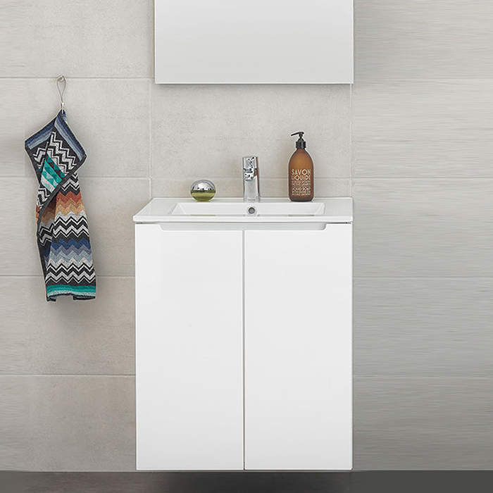 Tvättställsskåp IDO Gloss TS 600 med Luckor