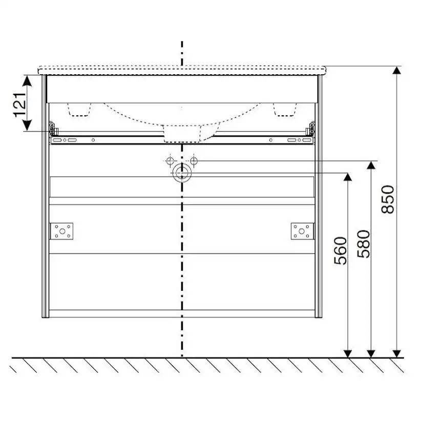 Tvättställsskåp Ifö Sense SDSSMP Compact