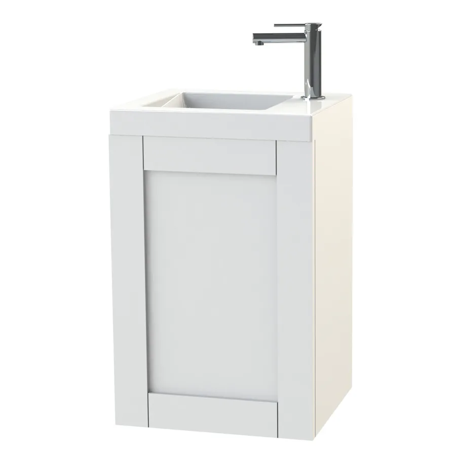 Tvättställsskåp Miller Badrum London 40 för Heltäckande Tvättställ