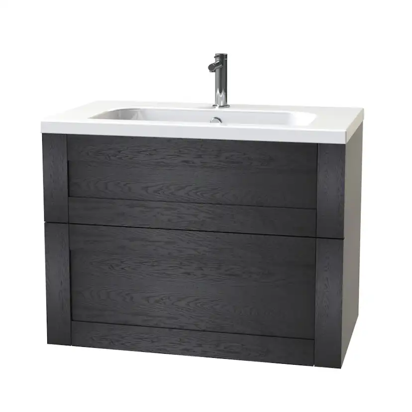 Tvättställsskåp Miller Badrum London 80 för Heltäckande Tvättställ