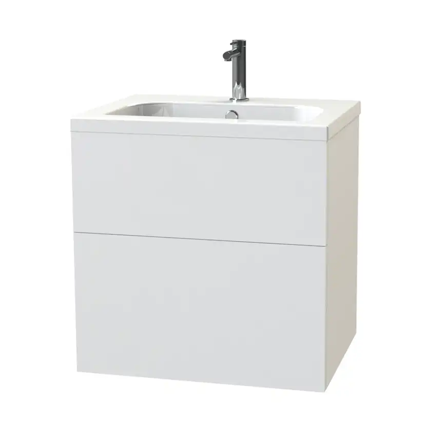 Tvättställsskåp Miller Badrum New York 60 Lådor för Heltäckande Tvättställ