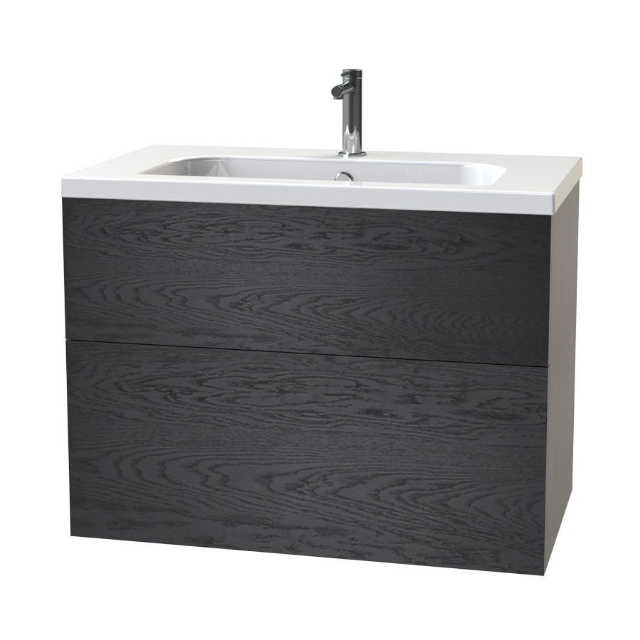 Tvättställsskåp Miller Badrum New York 80 för Heltäckande Tvättställ