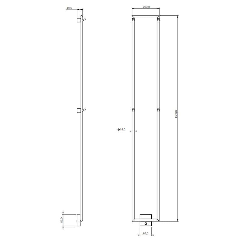 Handdukstork Tapwell TW1500-200