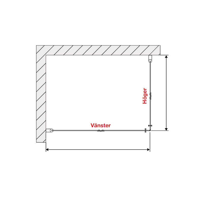 Duschhörn Arrow Twice Corner