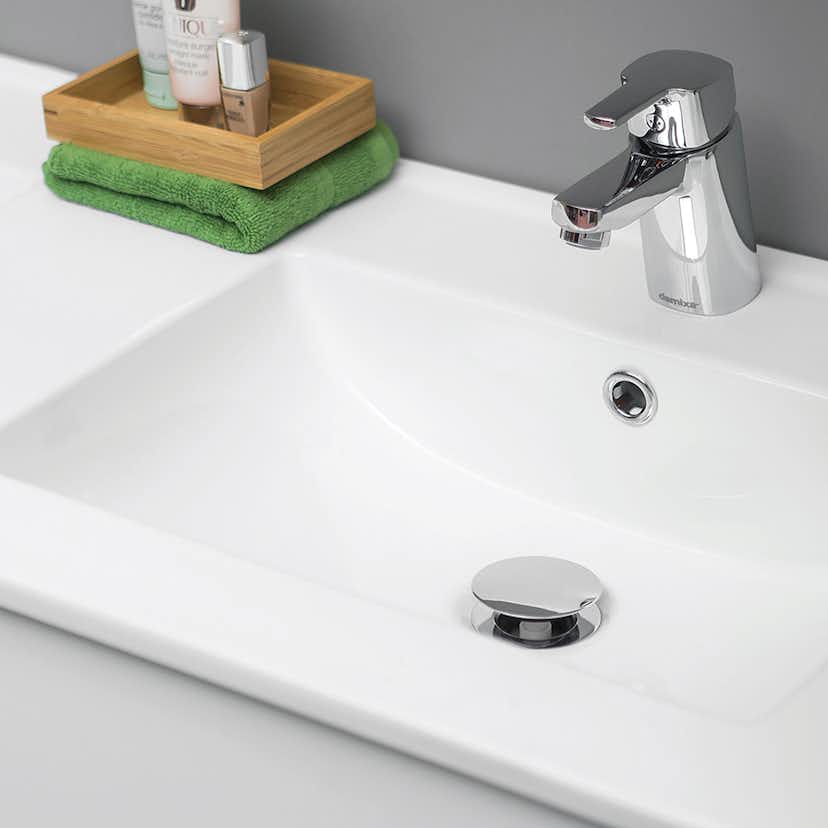 Tvättställsskåp 4AQUA Slim H Med 4 Lådor & Infräst Ram