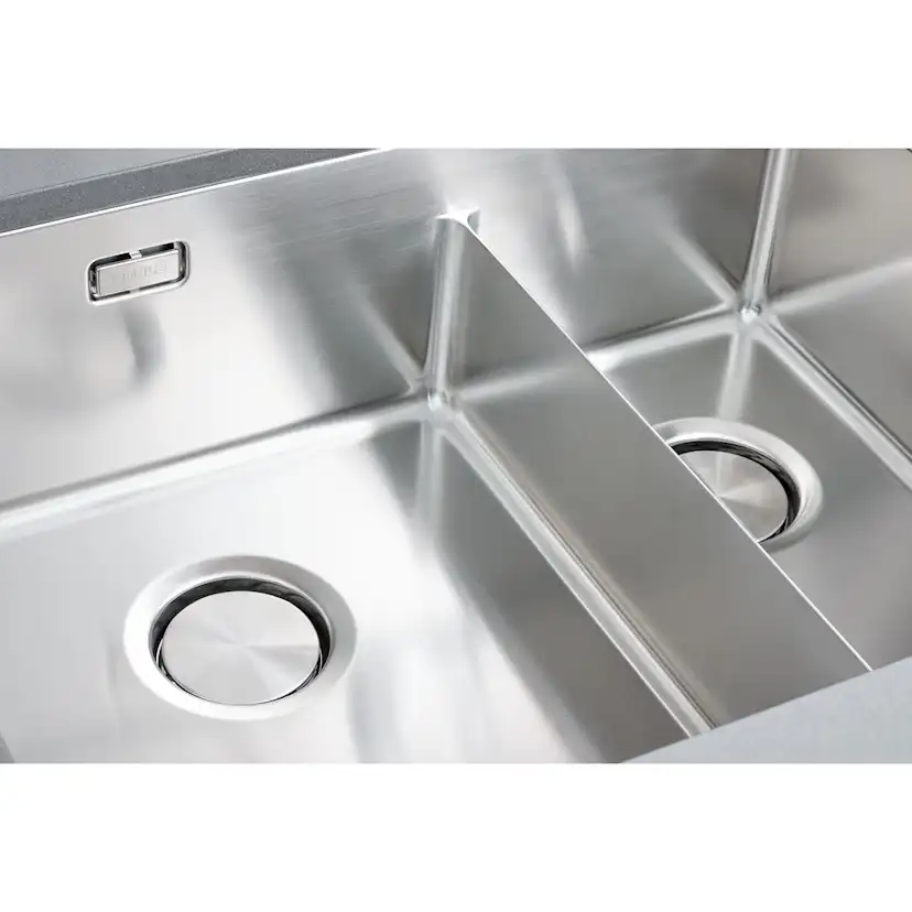 Diskho Stala ULTRA-36-36-LD Dubbel för Kök och Tvättstuga i Stål