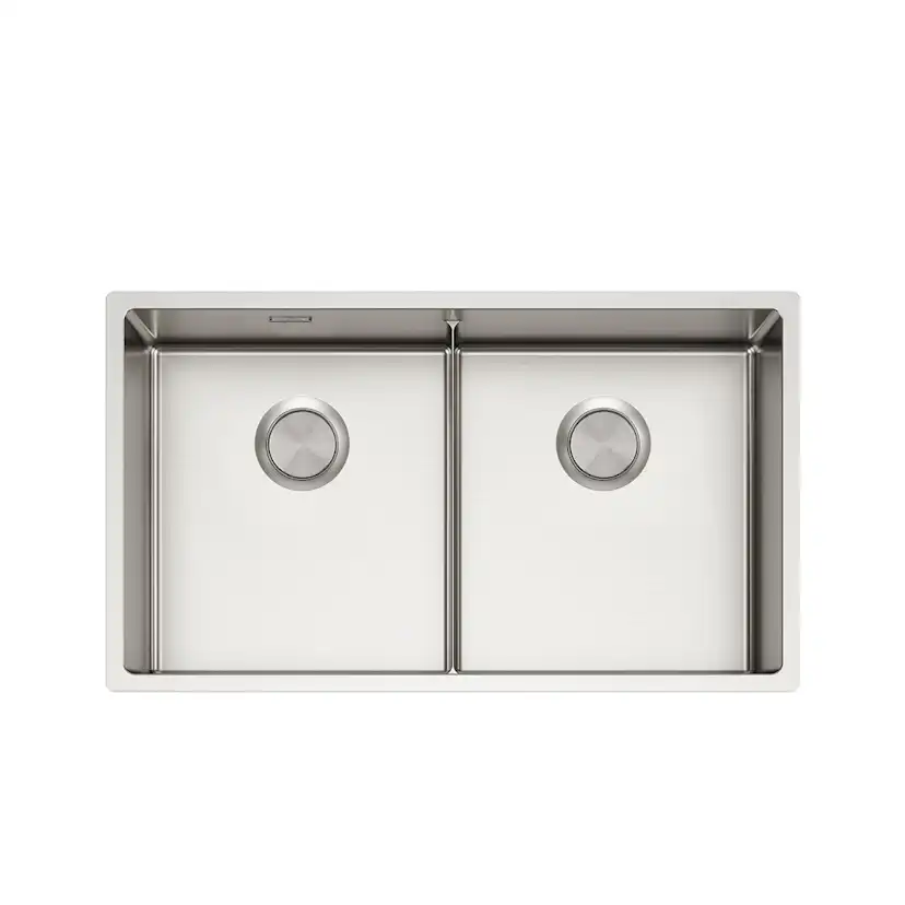 Diskho Stala ULTRA-36-36-LD Dubbel för Kök och Tvättstuga i Stål