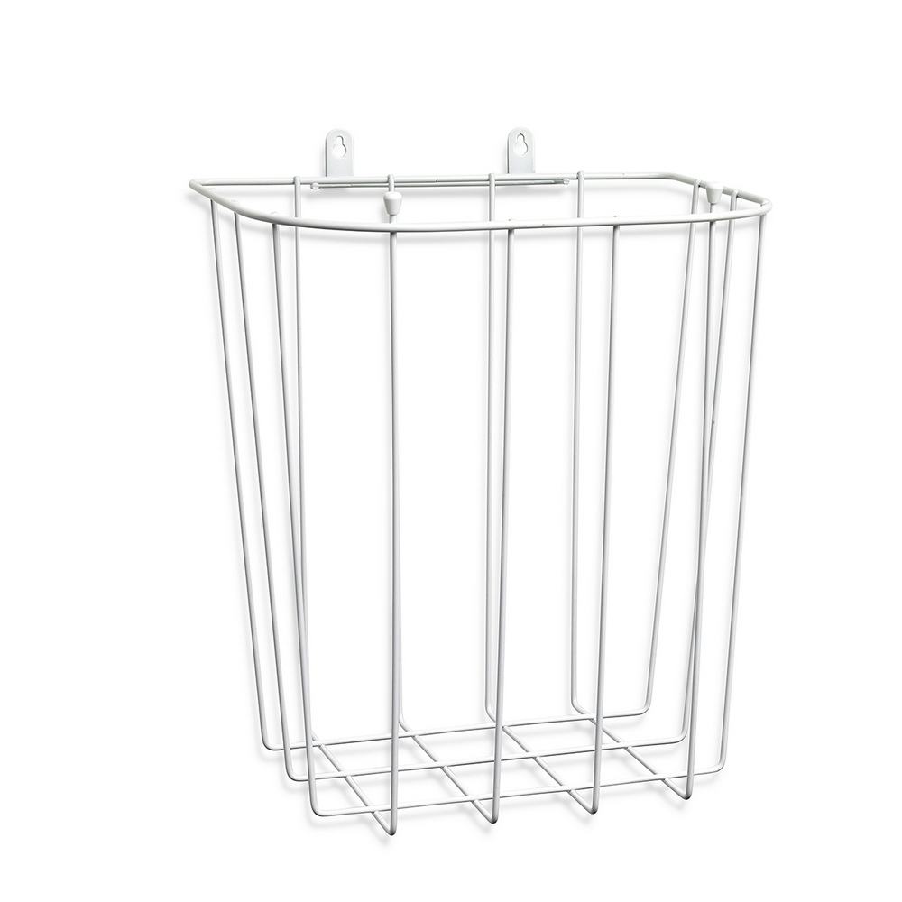 Papperskorg Habo Vit Avfallskorg i Ståltråd för Kök & Bad