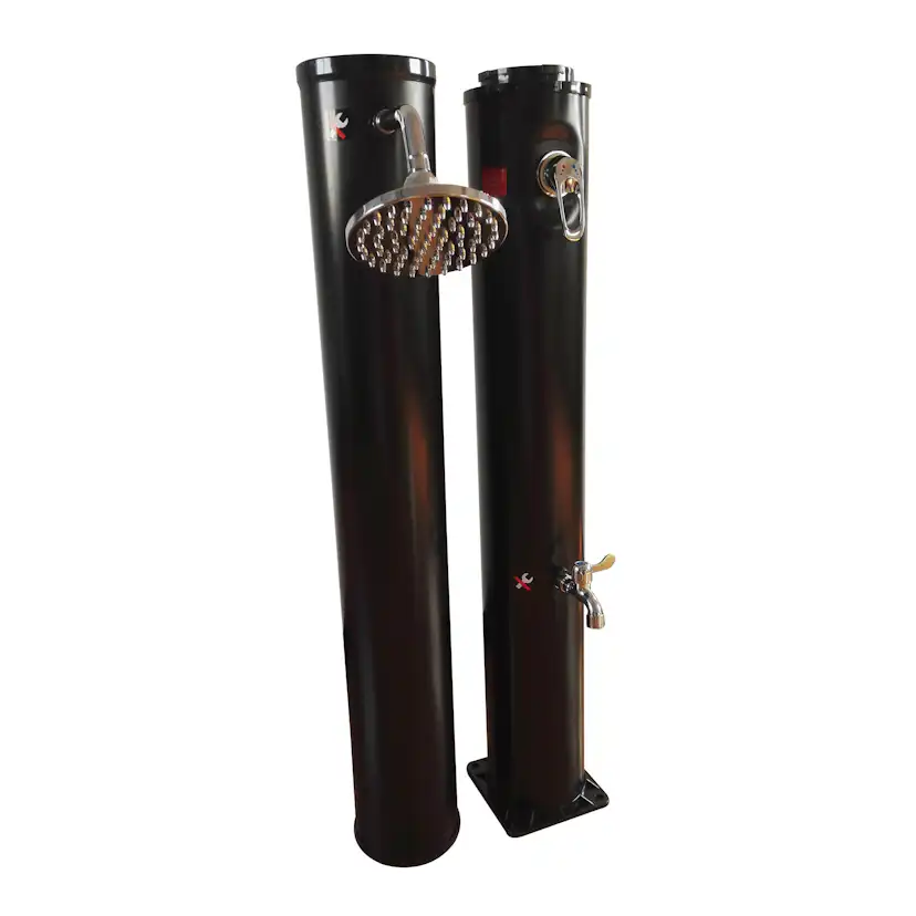 Utedusch Demerx Sunny 20 Split Soluppvärmd Trädgårdsdusch med Takdusch