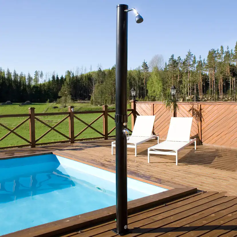 Utedusch Demerx Sunny 20 Split Soluppvärmd Trädgårdsdusch med Takdusch