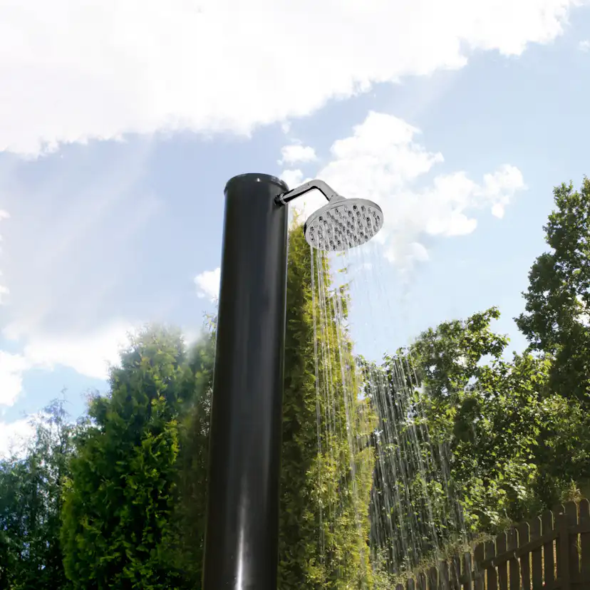 Utedusch Demerx Sunny 40 Soluppvärmd Trädgårdsdusch med Takdusch