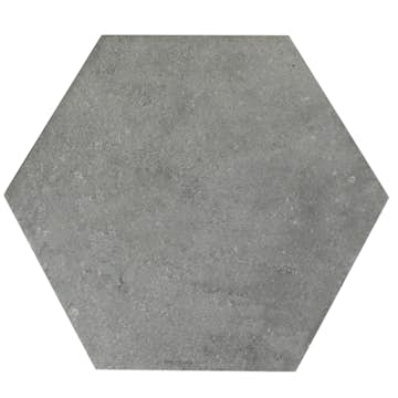Klinker Tenfors Hexagon Rift Grafito 23x26,6 cm