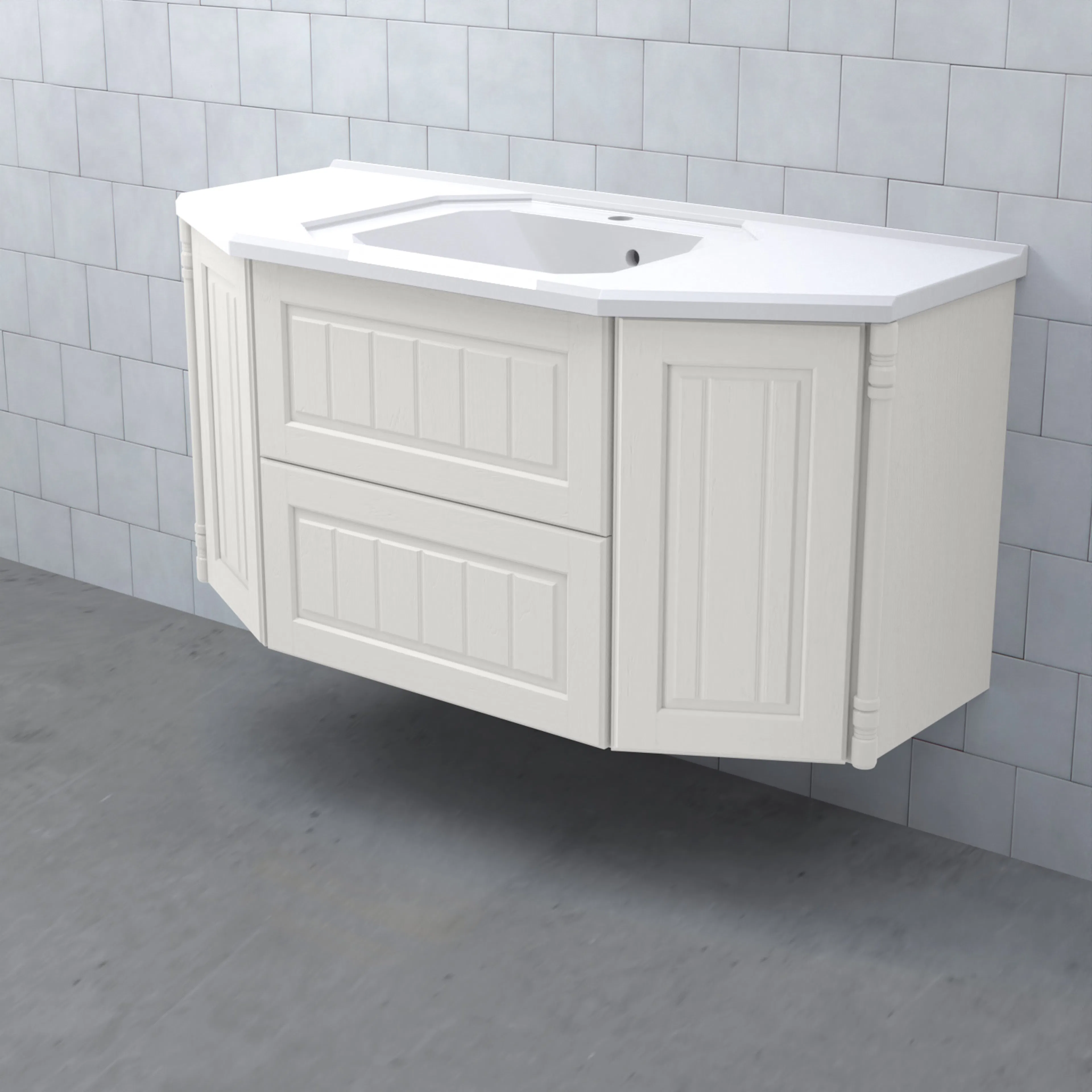 Tvättställsskåp Björbo Badrum Valhall Lådor