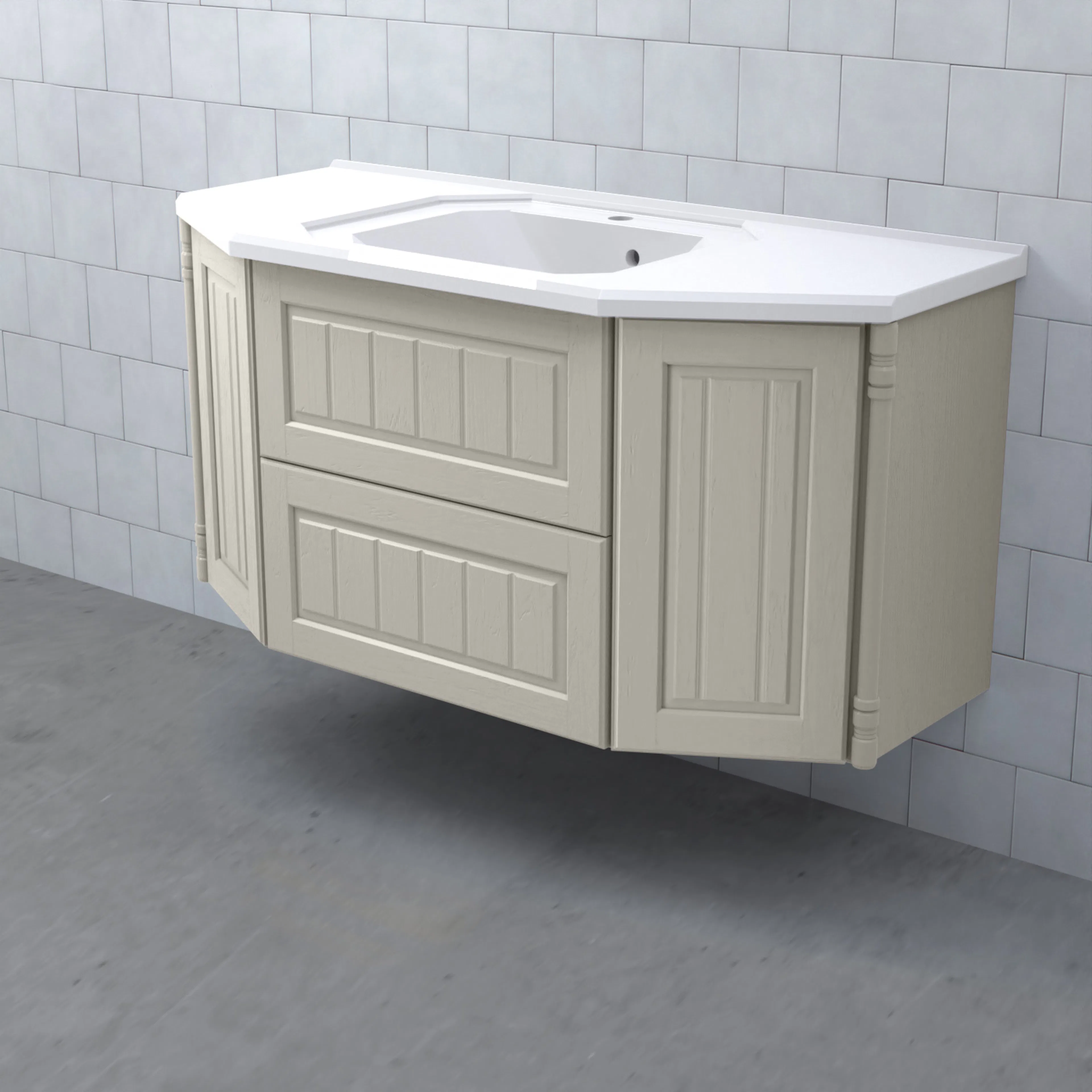 Tvättställsskåp Björbo Badrum Valhall Lådor