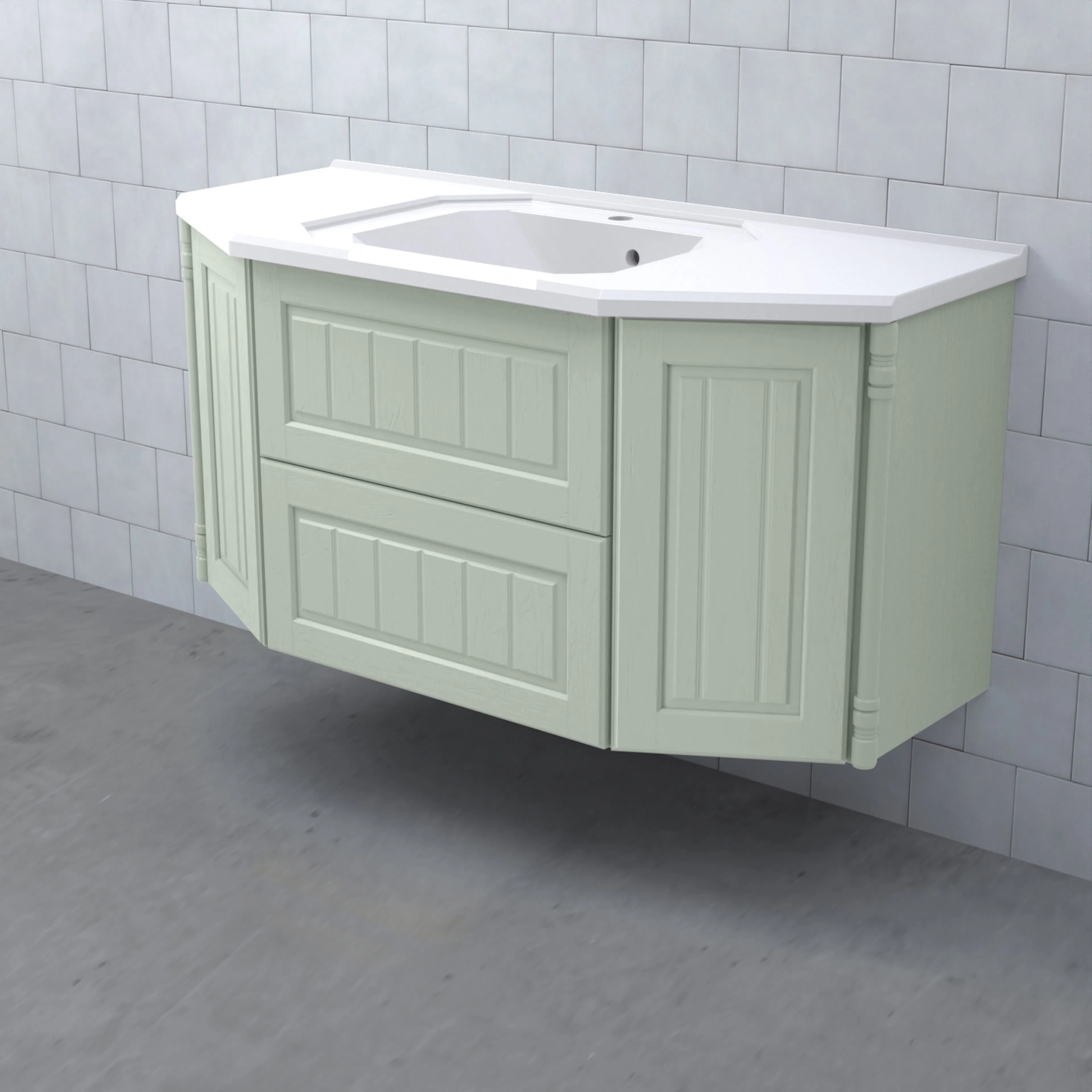 Tvättställsskåp Björbo Badrum Valhall Lådor