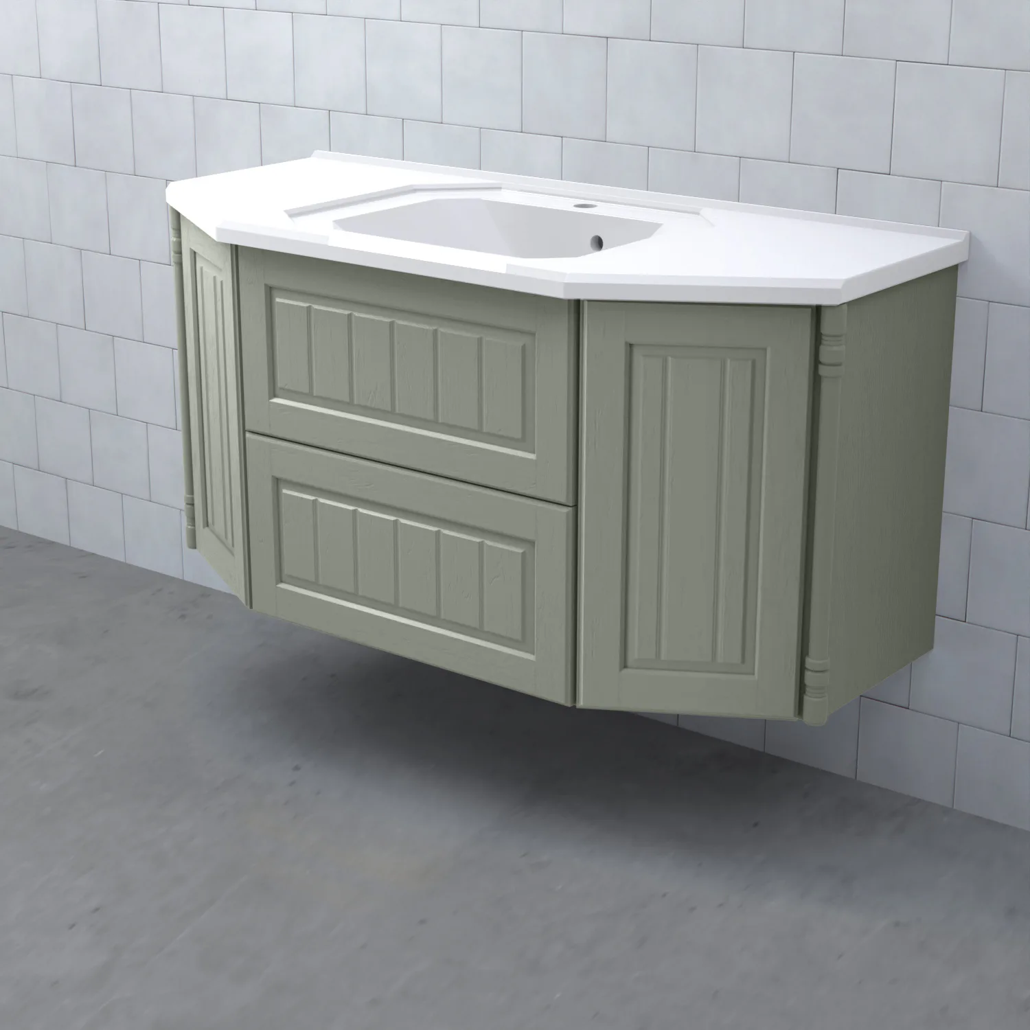 Tvättställsskåp Björbo Badrum Valhall Lådor