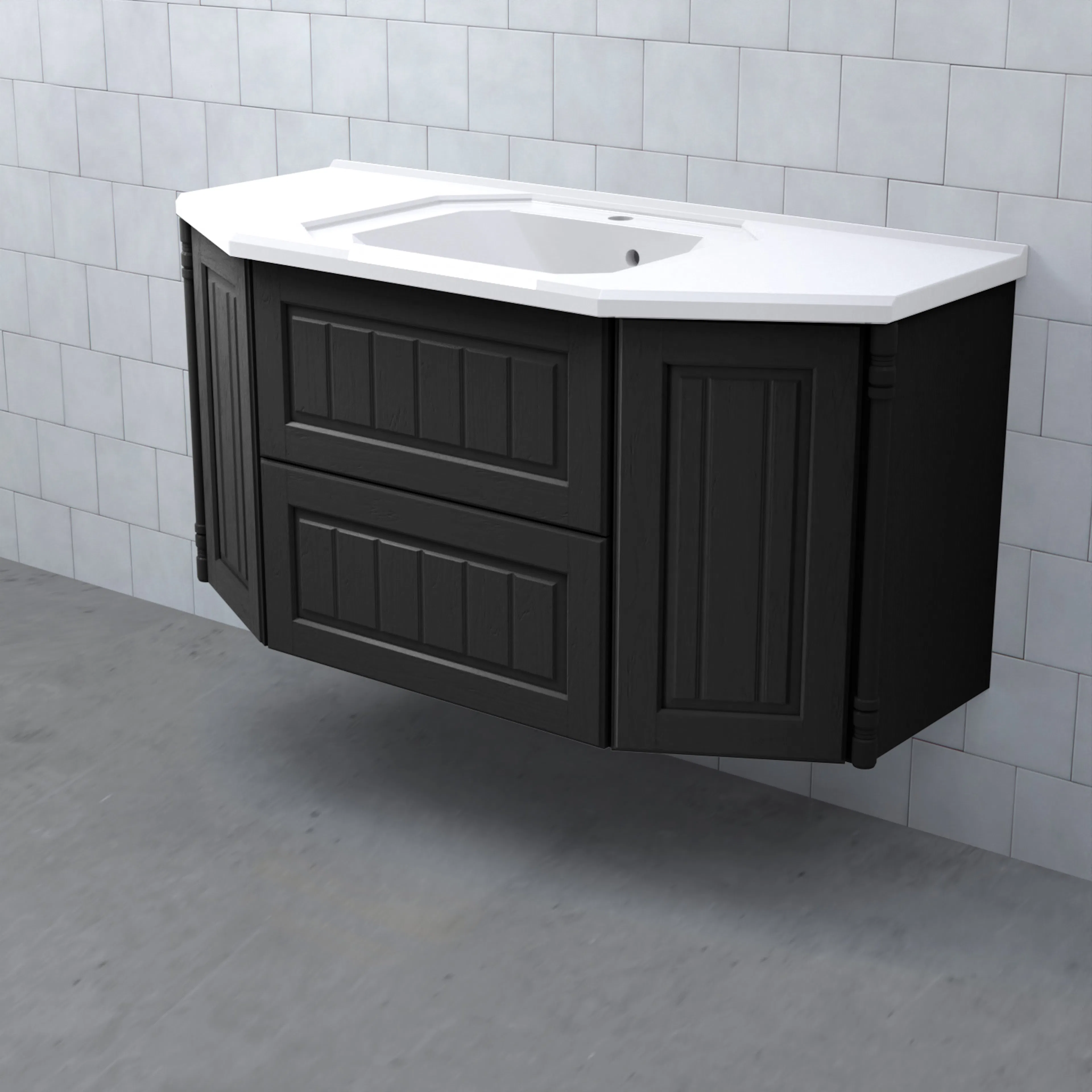 Tvättställsskåp Björbo Badrum Valhall Lådor